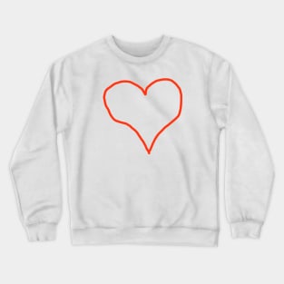 small heart Crewneck Sweatshirt